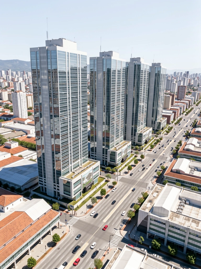 Calle 72 business district Bogota